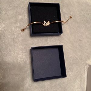 Swarovski swan bracelet